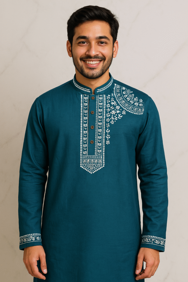 Premium Stylish Hand Painted Punjabi (Code 004)