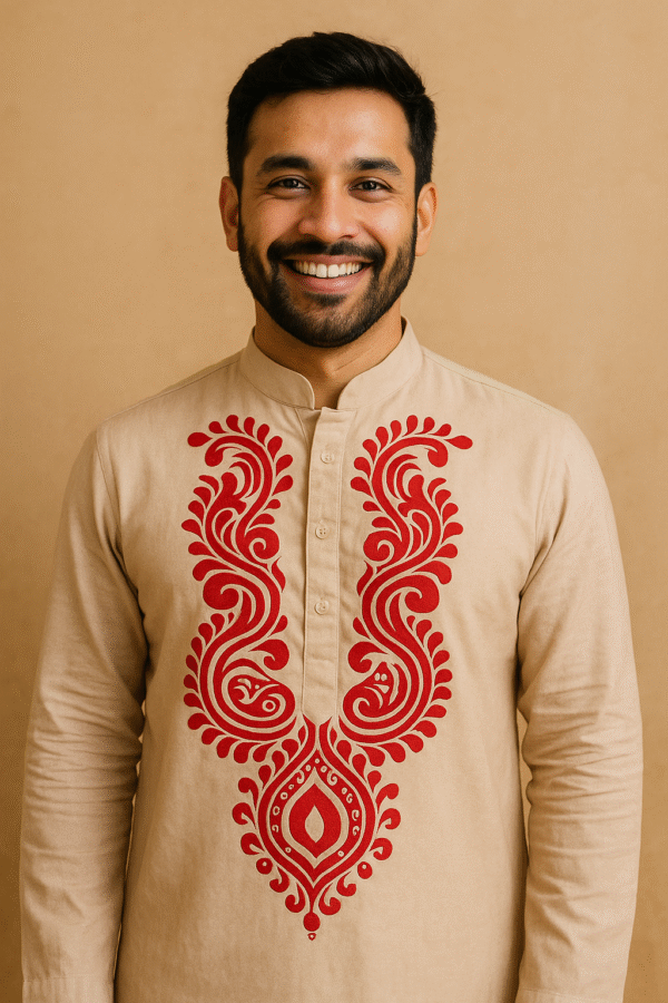 Premium Stylish Hand Painted Punjabi (Code 008)