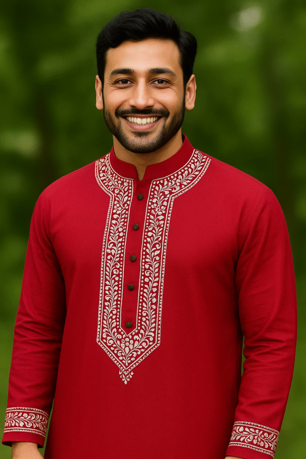 Premium Stylish Hand Painted Punjabi (Code 007)