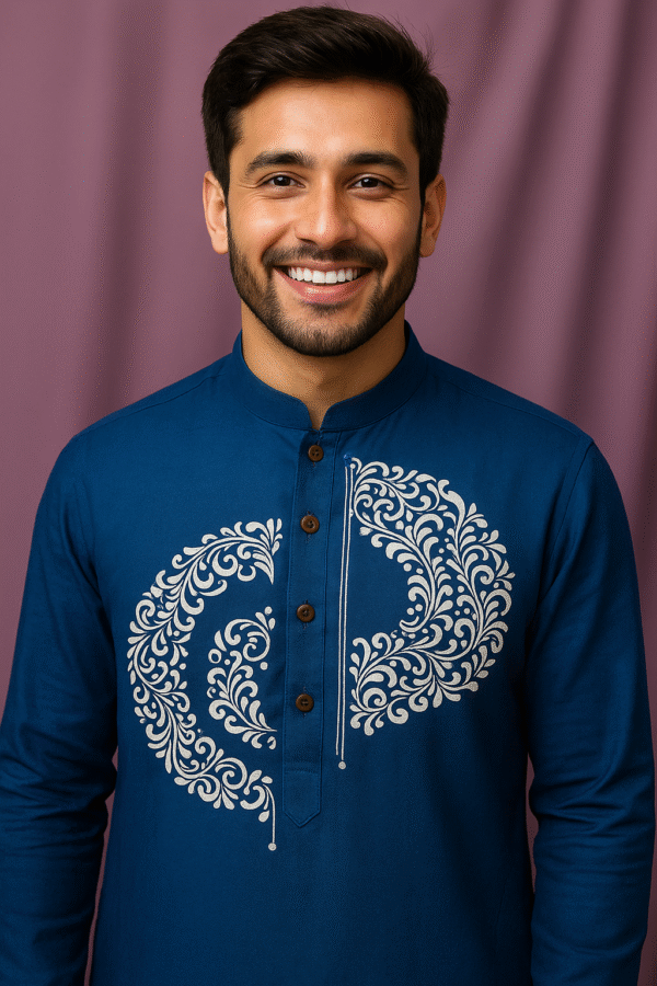Premium Stylish Hand Painted Punjabi (Code 013)