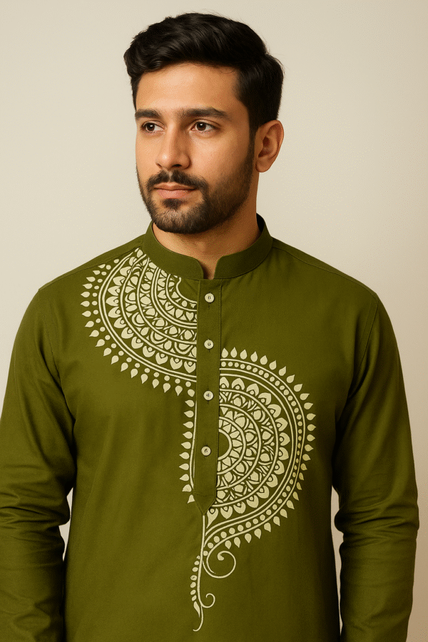 Premium Stylish Hand Painted Punjabi (Code 023)
