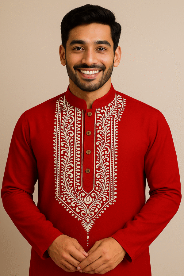 Premium Stylish Hand Painted Punjabi (Code 028)