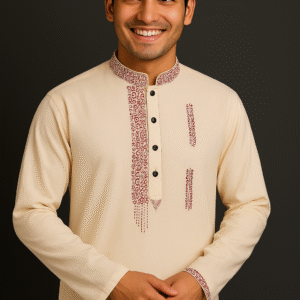 Premium Stylish Hand Painted Punjabi (Code M-030)