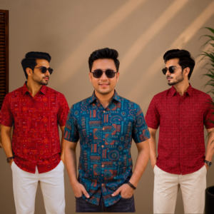 Home printed cotton shirt 2 pcs (copy)