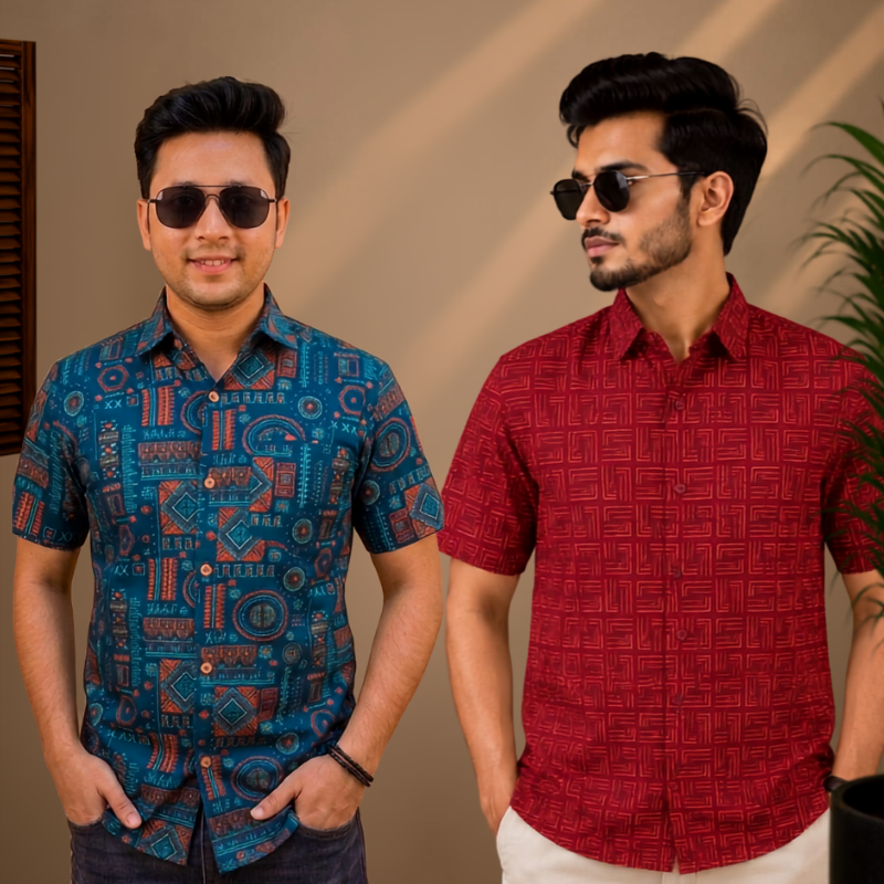 printed cotton shirt 2 pcs (copy) printed cotton shirt 2 pcs (copy)