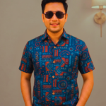 printed cotton shirt 2 pcs